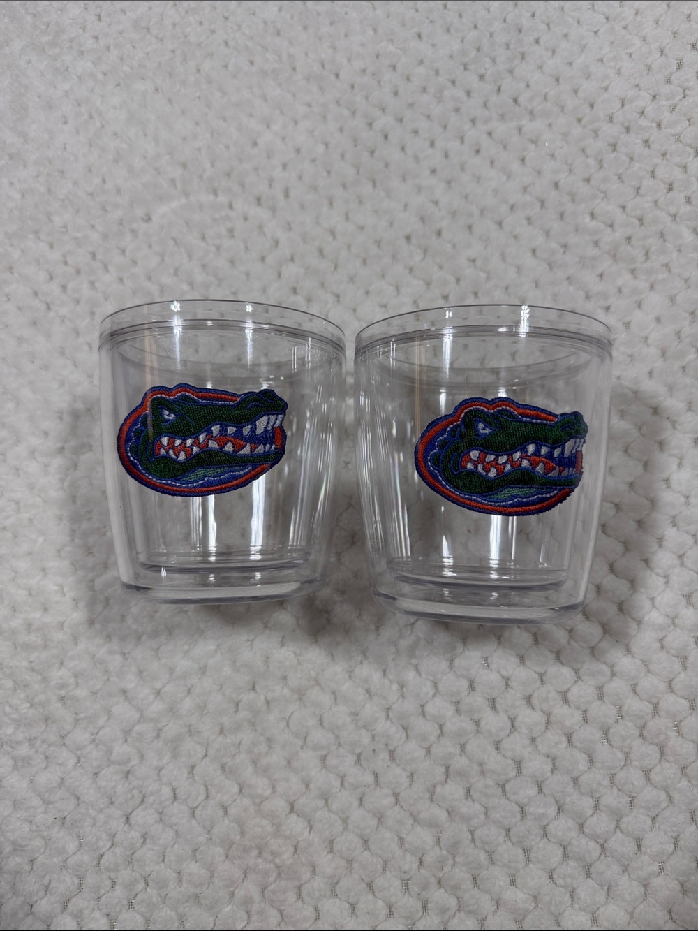 Tervis Florida Gators Clear tumbler Glasses - Set of 2